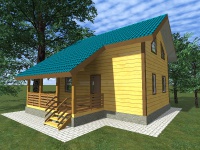 Дом из бруса 6х8 | Строительство домов в Приозерске